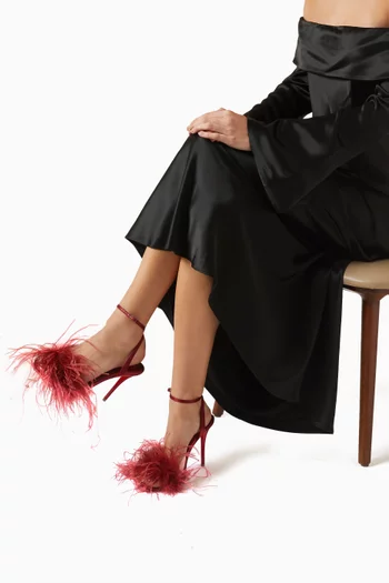 صندل ميس زي بوبي بكعب 100 مم كريب ستان