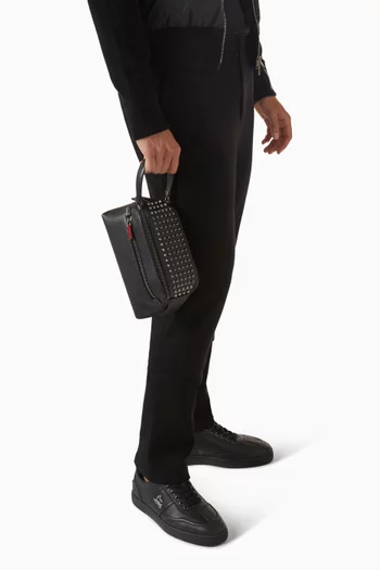 حقيبة فانكي برؤوس مدببة جلد