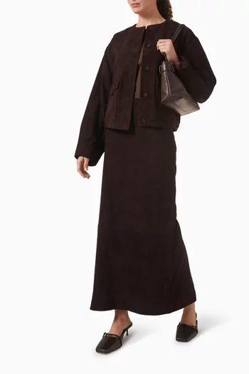 تنورة بقصة مستقيمة شمواه