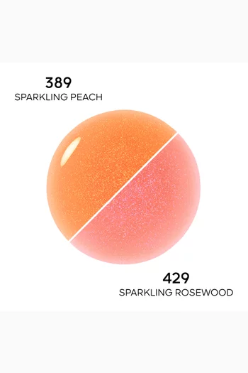 389 Sparkling Peach KissKiss Bee Glow Oil, 9.5ml