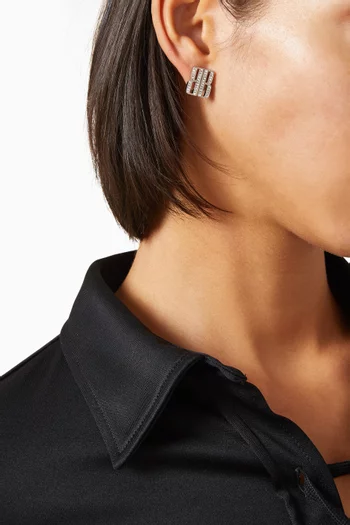 Nano Stud XS Rhinestone-embellished Earrings