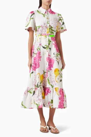 فستان بيكا متوسط الطول