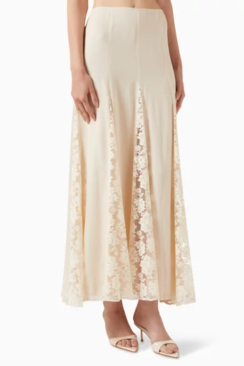 Presley Panelled Maxi Skirt
