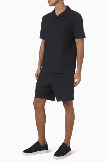 Stretch Shorts in Seersucker