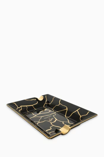 منفضة سجائر كبيرة بورسلين اس تي ديبون × فندر