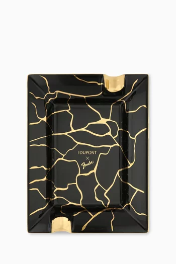 منفضة سجائر كبيرة بورسلين اس تي ديبون × فندر