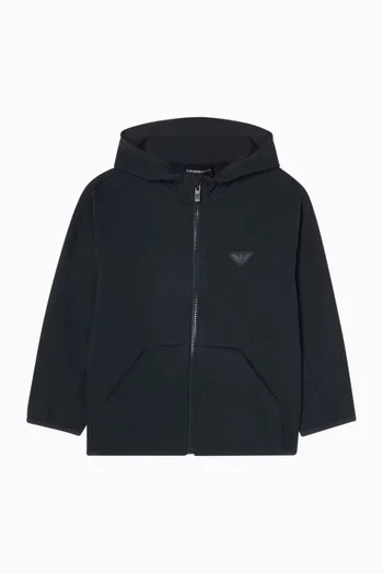 Logo Zip Hoodie