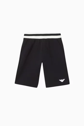 Eagle Logo Shorts in Cotton