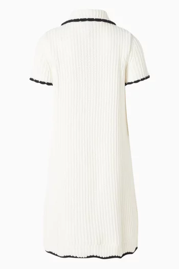 فستان قماش مضلع