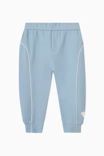 Logo Sweatpants in Jersey Piqué