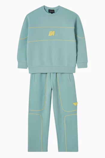 بنطال رياضي برقعة بشعار الماركة جيرسيه بيكيه