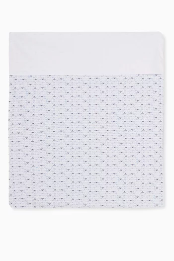 بطانية بنقشة نسر دقيقة