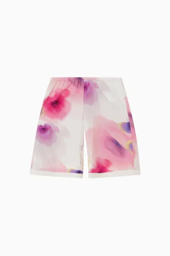 شورت بنقشة زهور