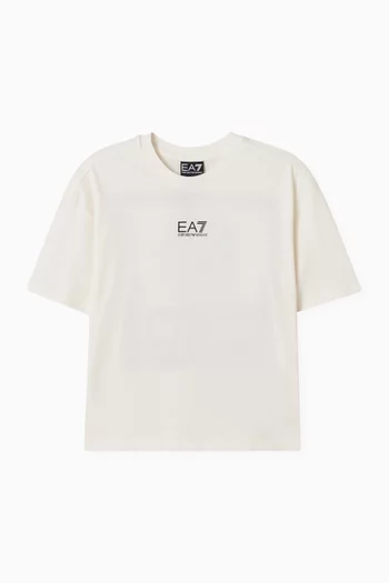 تي شيرت بشعار الماركة قطن