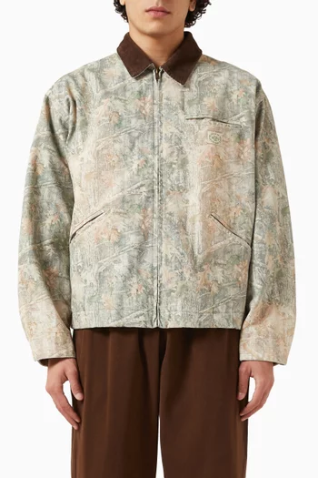 Utility Work Jacket in Cotton-canvas