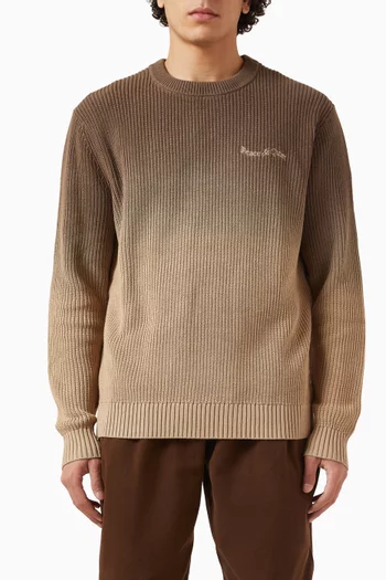 سترة بشعار الماركة نسيج قطن