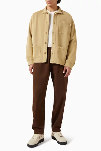 Wordmark Chore Coat in Denim