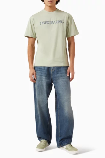 تي شيرت بطبعة Naturalist قطن