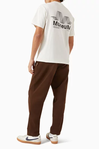 تي شيرت بطبعة موجات صوتية قطن