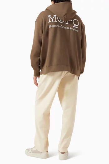 كنزة بغطاء رأس ساوث ويست بسحّاب قطن