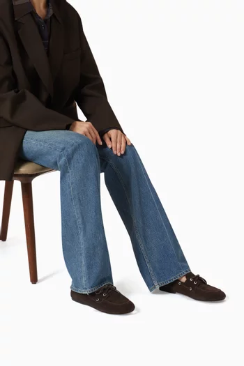 Bateau Loafers in Suede