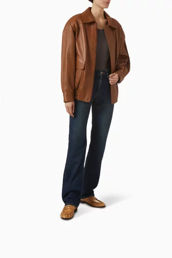 LE LOAFER Loafers in Eel Leather