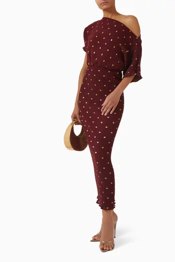 Tilly Polka-dot Maxi Dress