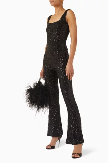 Sequin-embellished Jumpsuit