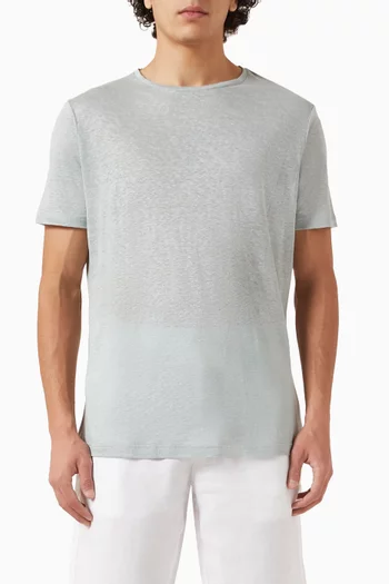 Elba Polo T-shirt in Linen-jersey