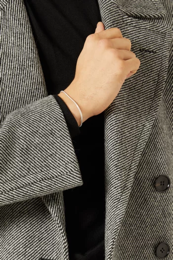 3mm Snake Chain Bracelet in Sterling Silver