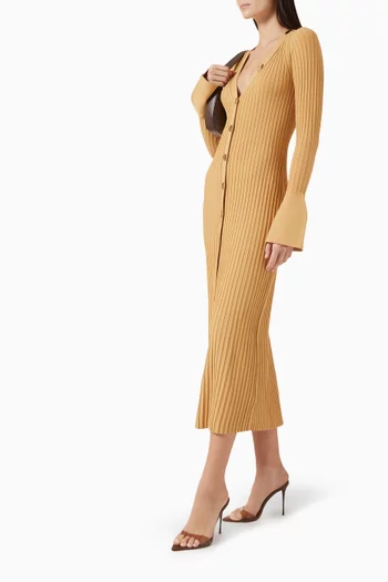 Trisha Rib-knit Dress