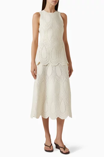 فستان زاندرا بطبقتين