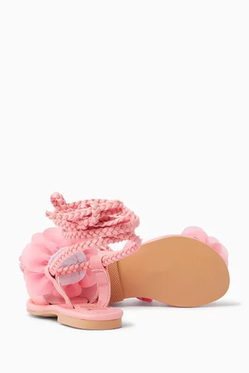 Evelina Floral Sandals