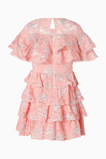 فستان اليسون قصير بكشكش