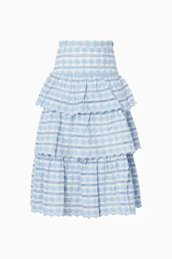 تنورة طويلة أوديسا مطرزة 