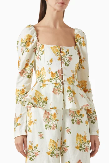 بلوزة بروميليا كورديليرا كتان