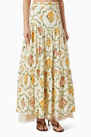 تنورة انيس كورديليرا كتان