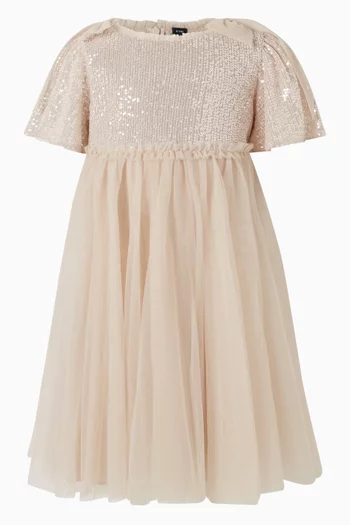 Paloma Sequin Bow Dress