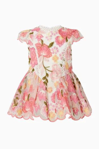 فستان افيري مطرز