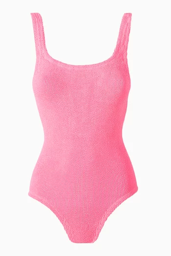 لباس سباحة كفريج بفتحة رقبة مربعة قماش أوريجينال كرينكل