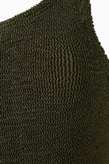 لباس سباحة قطعة واحدة بفتحة رقبة مربعة قماش أوريجينال كرينكل