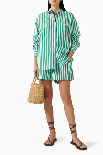 Cabana Striped Shirt in Poplin