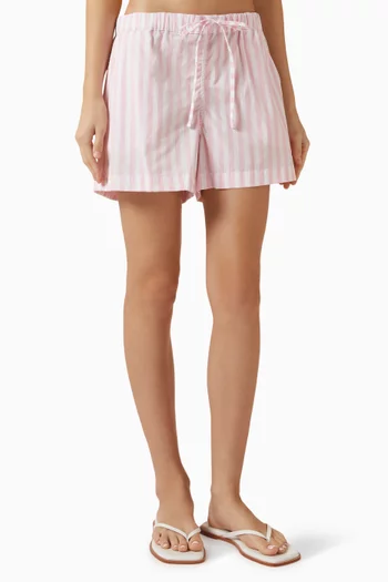Cabana Striped Shorts in Poplin