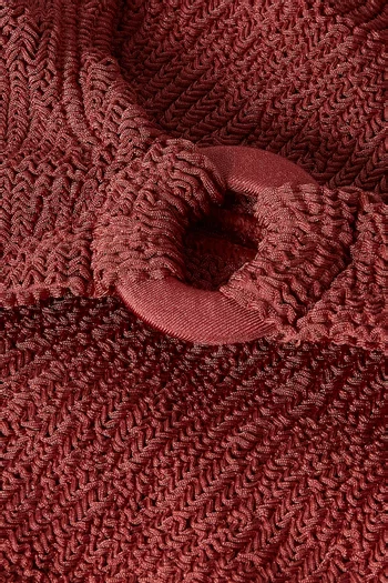 Domino One-piece Swimsuit in Crinkle™ Fabric