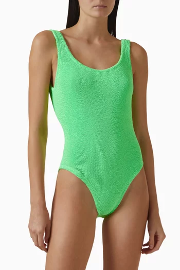 لباس سباحة قطعة واحدة بفتحة رقبة مربعة قماش أوريجينال كرينكل