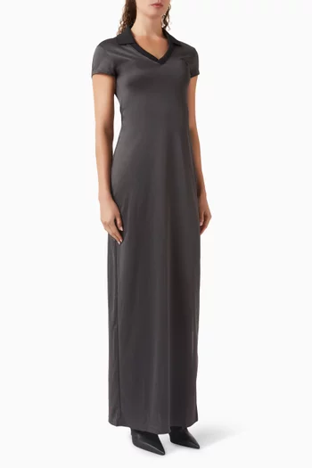 Sports Polo Dress in Jersey