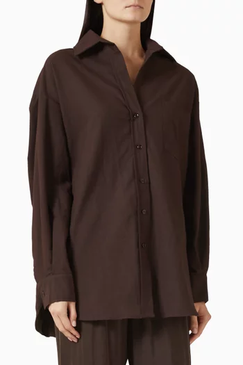 Rhea 2.0 Oversized Shirt in Cotton