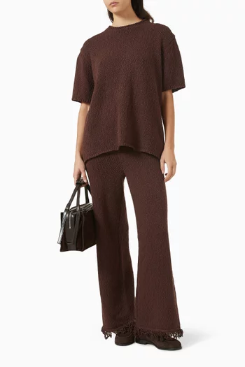 تي شيرت سو بقصة فضفاضة قطن