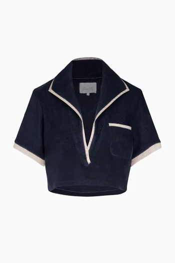 Misty Hem T-shirt in Terry