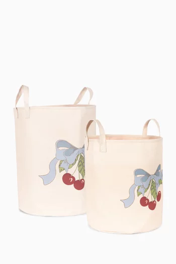 Cherry Storage Baskets, Set of 2